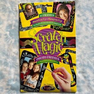 Scratch Magic 6 Photo Frames activity craft kit - BRAND NEW IN PACKAGING